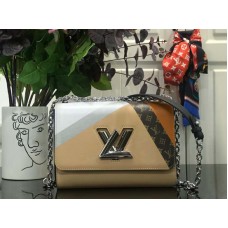 Kabelka Louis Vuitton Epi Leather Twist Mm béžová hnědá m53802