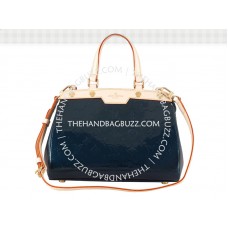Kabelka Louis Vuitton Monogram Vernis Brea PM Midnight Blue